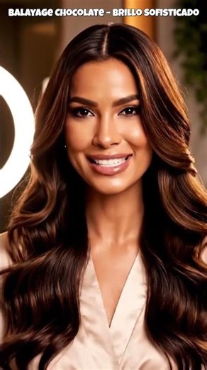 Balayage Chocolate – Brillo Sofisticado #balayage #haircolor #tutorial