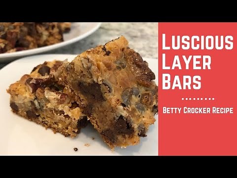 Luscious Layer Bars | Easy Bar Cookies | Classic Betty Crocker Recipe