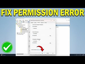 How To Fix The Application Specific Permission Settings Do Not Grant Local Activation Permission
