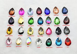 Teardrop Glass Rhinestones: DIY Jewelry, Costume & Dress Making - Etsy