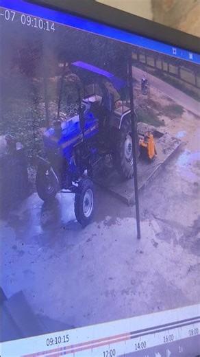 crash tractor , automatic start #accident #viral #youtube #shorts