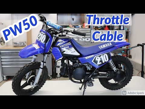 Yamaha PW 50 Throttle Cable Replacement