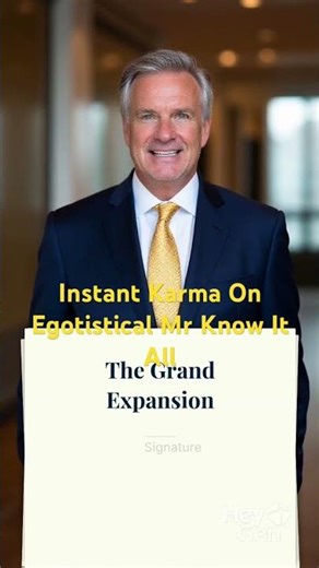 Instant Karma On Egotistical Mr Know It All Leader #leadership #instantkarma