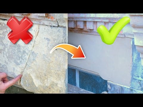 MAJOR CRACK!!! Lintel RESTORATION ! Masonry repair.