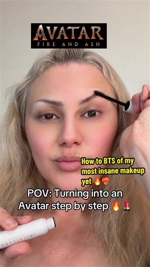 Avatar Fire and Ash Makeup Tutorial - Step by Step Guide