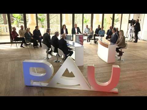 Municipales à Pau : débat entre 6 des 7 candidats