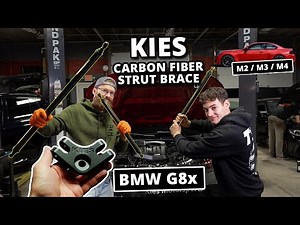 The Best G87 M2 Strut Brace DIY Install for Mr Squeeze - Kies Strut Brace BMW G80 M3 G82 G83 M4
