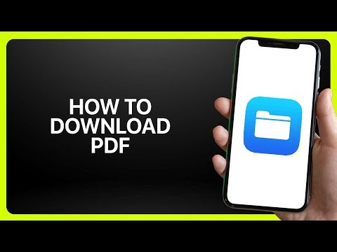 How To Download PDF To iPhone Files App 2025! Tutorial