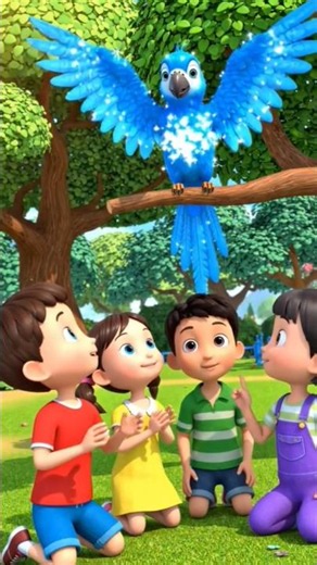 mitu mitu sab ka pary dost #hindi kids song 🦜#mitumitu viral song