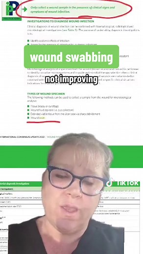 wound swabbing (as per the iwii document) and the “levine”technique 👌 #nurse #student #healthcare #wound #swab #infection