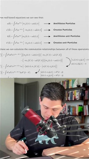 Creating and Annihilating #particles and #antiparticles #modernphysics #advancedphysics #qft