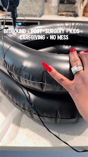 Inflatable Hair Washing Basin for Easy Caregiving