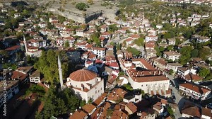 A beautiful view of the city of Safranbolu, which is on the world heritage list and stands out with its local architectural features.