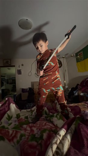 11 reactions | My son zabian showing me is ninja sword techniques when the power was off Friday night . | Oscar Cook | Facebook