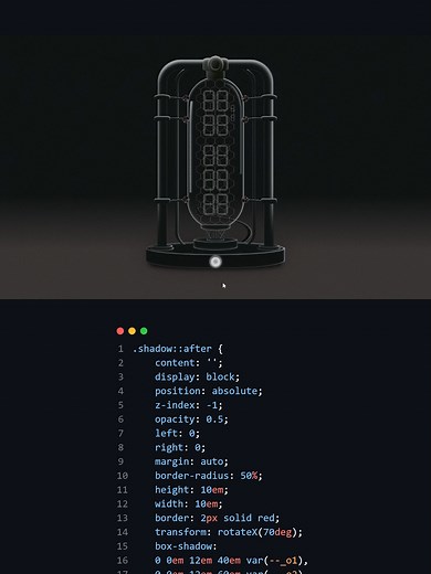 Create a Beautiful CSS Tube Lamp Design
