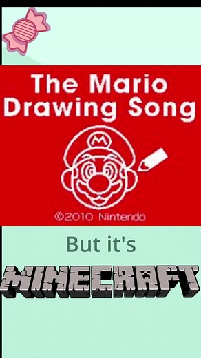 The Mario Drawing Song in Minecraft