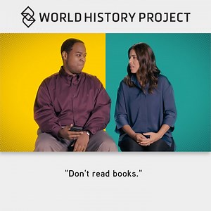 Don't share this video with your world history students ...unless you want them to understand the importance of contextualization. https://oer-prj.com/3cwkJYI | OER Project