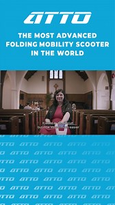 Be free with ATTO, the portable mobility scooter that folds easily & splits into 2 parts. You can store it in any car trunk, or even take it onto the airplane. Let us show you how! | Movinglife UK