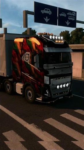 Volvo Beast On Road 🛣️ | ETS2 Volvo Mod 😍#ets2 #gaming #viral #youtube