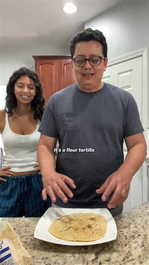 rebeca ramos on Instagram: "how to make a Honduran baleada with my dad! #honduras #baleadas #honduras🇭🇳 #honduran #latino #latinogang #centralamerica #food #foodlover"