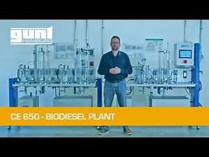 GUNT CE 650 - Biodiesel Plant