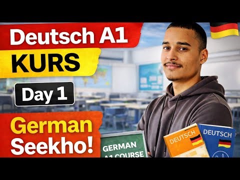 German Language Course Day 01 | Learn German from Basics in Hindi | A1 German