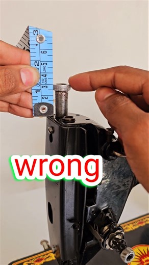 sewing machine pressure foot Sahi setting #shortsfeed