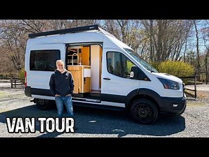 Hidden Bathroom & Motorized Bed: This Van is Genius!