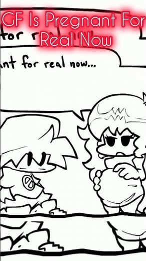 GF Is Pregnant For Real Now [FNF Comic📖] #fnf #fridaynightfunkin #shorts