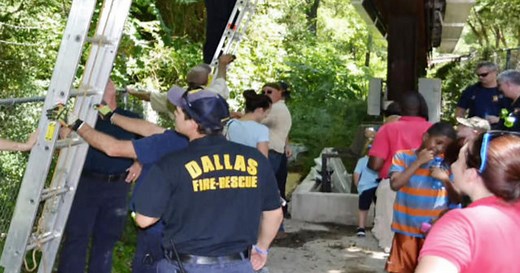Passengers rescued from Dallas Zoo monorail