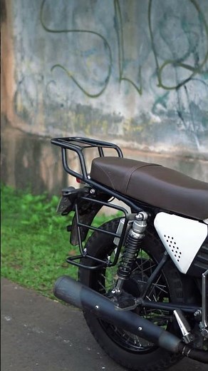 Benelli 152 Pasang backrack langsung siap keliling dunia! #bengkelteras