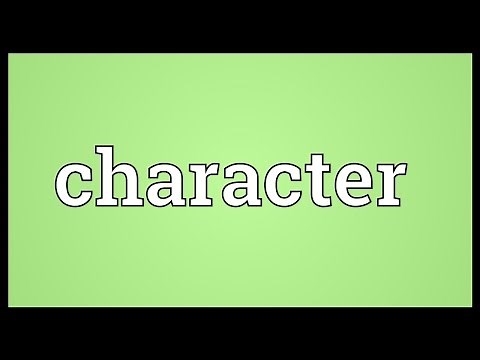 Character Meaning