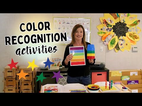 Toddler and Preschool Color Recognition Activities
