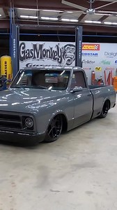 Love the look of this ‘67 Chevy C10 that was built by Gas Monkey Garage for Allen Bailey. This truck has a whole host of goodies including a Choppin’ Block suspension and Slam Specialties airbags to tuck a set of Rotiform wheels. The LS engine is dressed to impress as well. | Fuelish Media
