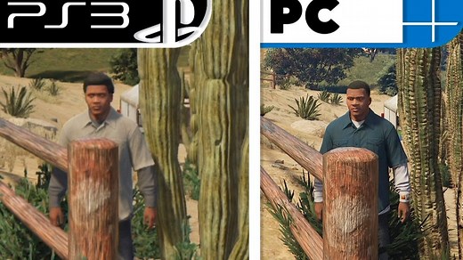 GTA5 PS3对比 PC加强版画质（2013-2025）