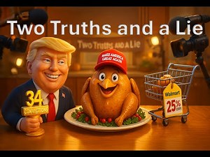 Two Truths and a Lie 🎶 | Trump, Felonies & Walmart’s Thanksgiving Rollback (Satirical Song)