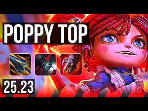 POPPY vs URGOT (TOP) | 9k comeback, 44k DMG, Dominating | NA Master | 25.23