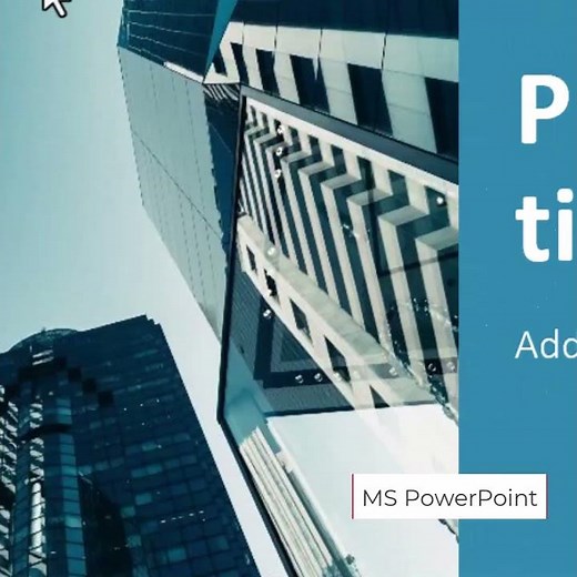 MS PowerPoint Converting Presentations to Video