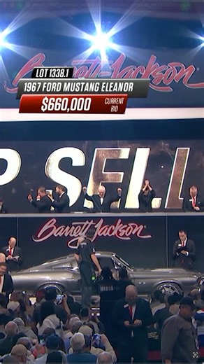 An unforgettable Eleanor moment on the block at the 2026 Scottsdale Auction selling for $660,000! Make Barrett-Jackson your car’s next stop! Consign now for the Apr. 16-18 Palm Beach Auction at the South Florida Fairgrounds. Consign now: bit.ly/PB26FB-Consign | Barrett-Jackson