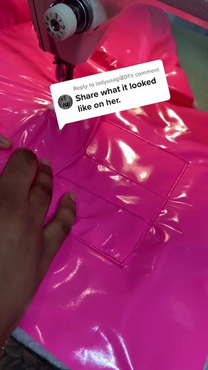 Replying to @ladyusagi801 #sewingforbegginer #streetwearwinter #fashionsewing #clothingdesigner #frontalponytail #frontalwig #howtosewvinyl #howtosewasskirt #sewingaskirt #sewingvinyl #sewingajacket