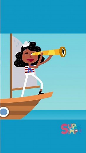 A Sailor Went To Sea #kidssongs #shorts #supersimplesongs