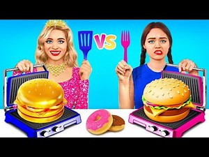 Rich vs Poor Cooking Challenge | Chocolate Competition & Food Battle by RATATA