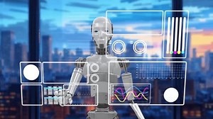 Futuristic 3d Robot Color Dashboard Hologram Stock Footage Video (100% Royalty-free) 3605121701 | Shutterstock