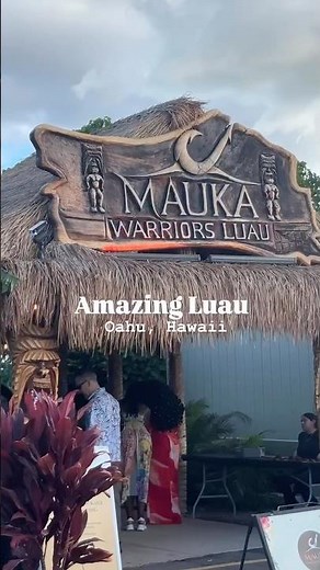 One of the best luaus on Oahu: Mauka Warriors Luau #luau #oahuhawaii