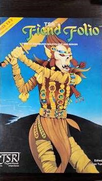 Fiend Folio - Advanced Dungeons & Dragons #adnd #tsr #rpg #osr #rpggames #dnd #wotc