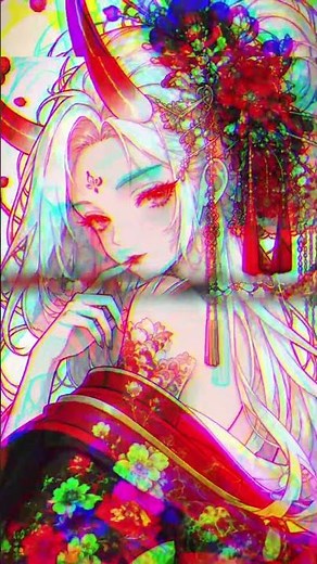 大人の塗り絵🦊⛩️妖怪編 #adultcoloringbook #anime #大人の塗り絵