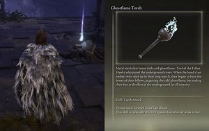 How to obtain the Ghostflame Torch that causes Frost build-up in Elden Ring