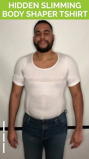 Men's Slimming Body Shaper T-Shirt for Enhanced Fit