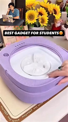 Bilal Khan on Instagram: "🧺✨ No more hand washing struggles! Meet the Mini Portable Washing Machine — compact, foldable, and powerful enough to clean your daily clothes anywhere! 💦 Just add water + detergent, plug it in, and let it do the magic! ⚡ Perfect for 👕 T-shirts | 🩳 Shorts | 🧦 Socks | 👙 Innerwear — even fruits & veggies 🍎 💧 Portable. Powerful. Pocket-friendly. Your ultimate laundry partner for travel, hostel, and small apartments! 🧳🏠 ⚙️ Key Features: ✅ Ultra Compact & Foldable