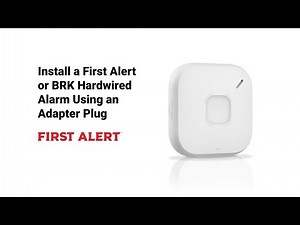 Install a First Alert or BRK Hardwired Alarm Using an Adapter Plug